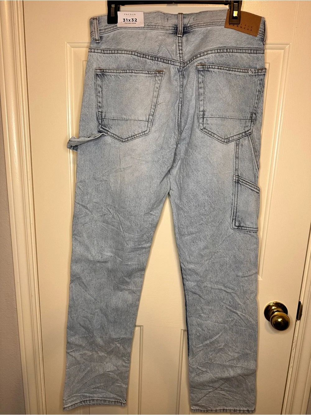 PacSun Men's Light Wash Carpenter Jeans